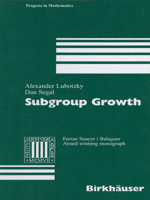 cover image of Subgroup Growth